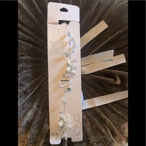 Pearl/Bead Adjustable Headband or Belt -You choose